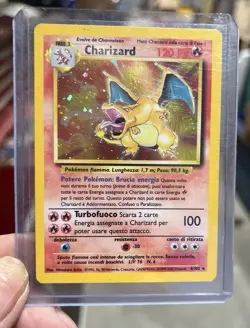 Pokemon Charizard 4/102 Base Set Holo 1999 - Italian 120 PV - Image 5