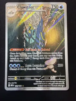 Pokemon TCG Clawitzer Illustration Rare Mega Evolution 141/132 - Image 1