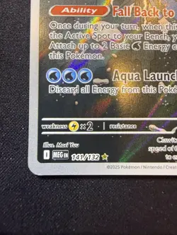 Pokemon TCG Clawitzer Illustration Rare Mega Evolution 141/132 - Image 4