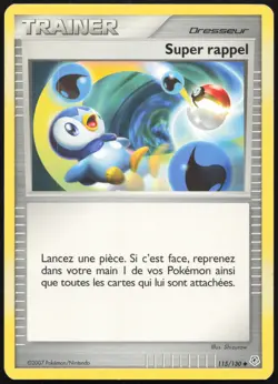 Carte Pokemon Super rappel 115/130 Diamant et Perle Francais - Image 1