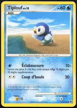 Carte Pokemon Tiplouf 71/100 Aube Majestueuse Francais - Image 1