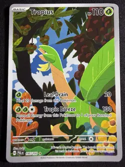 Pokemon TCG Tropius 195/193 Scarlet & Violet Paldea Evolved Illustration Rare - Image 1