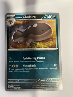 Paldean Clodsire - 129/197 Obsidian Flames Pokemon Reverse Holo Foil Rare - Image 1