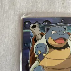 1999 Blastoise Topps Pokemon Movie Edition Black Logo E9 of 12 Non Holo - Image 5