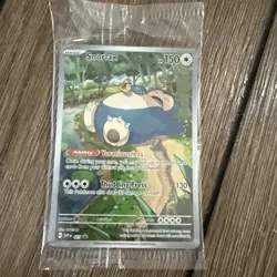 Snorlax - Black Star Alt Art - SVP-051 - Pokemon 151 - Sealed Promo - English - Image 1
