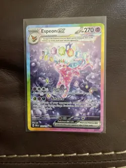 2025 Pokemon Scarlet & Violet Prismatic Evolutions Espeon EX #155/131 - Image 1