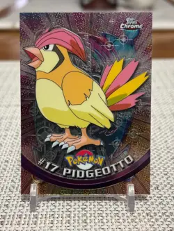 2000 Topps Chrome Pokemon #17 Pidgeotto (Chrome) NM - Image 1