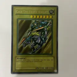 Yugioh Gaia The Fierce Knight Lob Max Fade misprint Lp/mp - Image 1