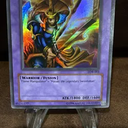 Yugioh Flame Swordsman LOB-003 Foil Shift - Image 3
