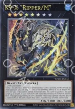 K9-X "Ripper/M" Burst Protocol PRESALE 2/6 Ultra Rare BPRO Yu-Gi-Oh! - Image 1