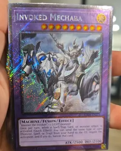 Yugioh! Invoked Mechaba - RA04-EN279 - Platinum Secret Rare - 1st Edition Near M - Image 1