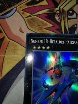 Number 18: Heraldry Patriarch wsup-en004 1st Edition (LP/MP) Super Rare Yu-Gi-Oh - Image 4