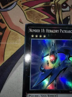 Number 18: Heraldry Patriarch wsup-en004 1st Edition (LP/MP) Super Rare Yu-Gi-Oh - Image 5