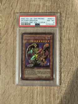 PSA 8 NM-MT 2007 Yu-Gi-Oh! Shonen Jump - Victory Dragon JUMP-EN011 - Image 2