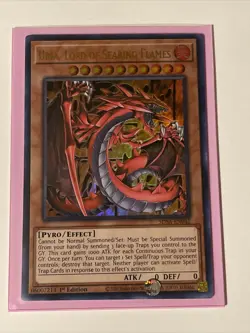 3x Uria, Lord of Searing Flames - 1st - SDSA-EN042 - NM - Ultra Rare Yu-Gi-Oh! - Image 1