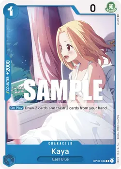 One Piece TCG Foil - Kaya - 044 / NM / English - Image 1