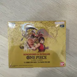 One Piece TCG: Kingdoms Of Intrigue Booster Box OP-04 (Factory Sealed) ENGLISH - Image 1