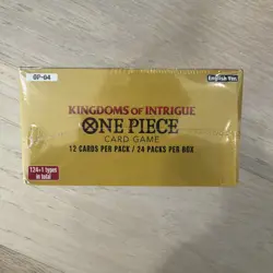 One Piece TCG: Kingdoms Of Intrigue Booster Box OP-04 (Factory Sealed) ENGLISH - Image 3