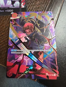 One Piece tcg english Shanks OP06 SR Alt - Image 1