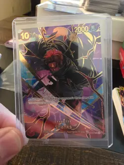One Piece tcg english Shanks OP06 SR Alt - Image 2