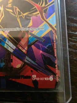 One Piece tcg english Shanks OP06 SR Alt - Image 4