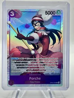 One Piece Card Game Porche OP07-072 SR 500 Years in the Future English NM FOIL - Image 1