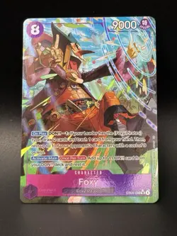 Foxy Alt Art EB04-036 OP14 Azure Sea Seven One Piece TCG ENGLISH OP14 - Image 1
