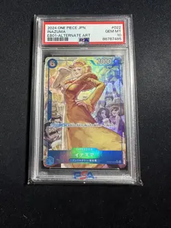 2024 Japanese One Piece Inazuma EB01-022 Alt Art PSA 10 Gem Mint - Image 1