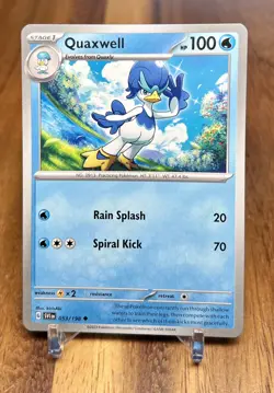 Quaxwell 053/198 Non Holo SV1 Scarlet & Violet Base Set Pokemon Card NM - Image 1