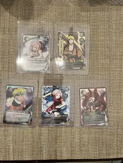 Naruto CCG TCG Naruto Uzumaki Promo Card PR 061 2002MK 2007SP Rare Plus 4 Cards - Image 1