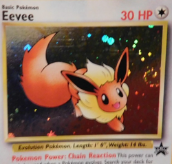 Eevee "Swirl" Holo Pokemon Black Star Promo Card #11 Pokemon League 2001 - Image 1