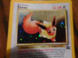 Eevee "Swirl" Holo Pokemon Black Star Promo Card #11 Pokemon League 2001 - Image 5