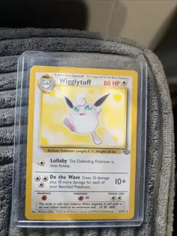 Pokemon TCG Wigglytuff Jungle Card 32/64 Unlimited Non-Holo Rare LP - Image 1