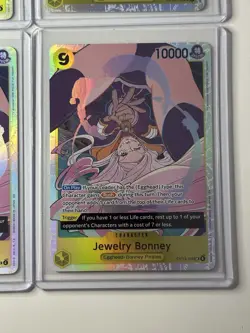Jewelry Bonney OP13-108 Carrying On His Will 4 Foil Card Play Set Lot One Piece - Image 3
