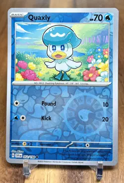 Quaxly 052/198 SV1 Scarlet & Violet Base Reverse Holo Pokemon Card NM - Image 1