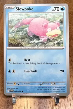 Slowpoke 042/198 SV1 Scarlet & Violet Base Non Holo Pokemon Card NM - Image 1