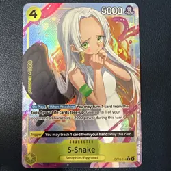 S-Snake (Alt Art) OP13-114 R Carrying on His Will - ONE PIECE Card Game ENGLISH - Image 1