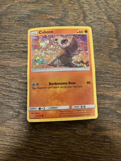 2018 Pokemon TCG - Cubone - 57/131 - General Mills Promo Holo Rare Card - Image 1
