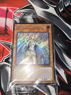 Yugioh Yu-Gi-Oh! Maiden Of White SDWD-EN041 Secret Rare Card Sealed In Pack - Image 1