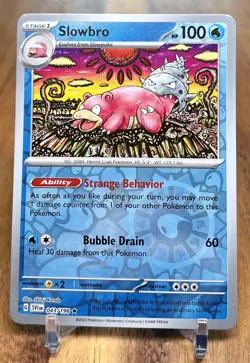 Slowbro 043/198 SV1 Scarlet & Violet Base Reverse Holo Pokemon Card NM TCG - Image 1