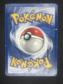 Pokemon TCG Magneton Fossil Card 26/62 Unlimited Rare Heavy Played damaged side - Image 2