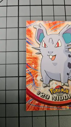 Pokemon 1999 Topps TV Pokemon Cards - #29 nidoran (f) & #32 Nidoran (m) - Image 2