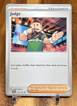 Judge 176/198 SV1 Scarlet & Violet Base Non Holo Pokemon Card NM - Image 1