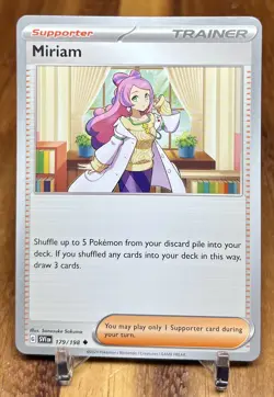 Miriam 179/198 SV1 Scarlet & Violet Base Non Holo Pokemon Card NM - Image 1