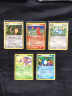 Pokemon Cards: EX Team Rocket Returns 5 Card Lot - Image 1