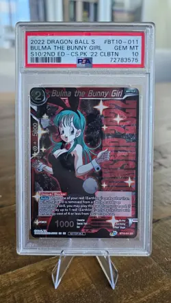 Bulma the Bunny Girl Championship Pack 2022 Dragon Ball Super Card Game PSA 10 - Image 1