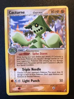 EX Crystal Guardians Set Pokemon cards rare Cacturne Combusken Grumpig Rainbow - Image 2