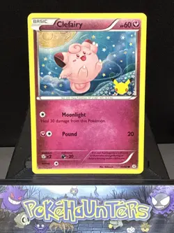 Pokemon Card Clefairy 50/83 Generations 20th Anniversary Promo Holo 2016 LP - Image 1