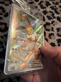 Pokemon Eevee SVP 173 Black Star Promo Holo Stamped Card TCG English 2023 - Image 4