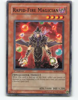 Rapid-Fire Magician #SD6-EN016 1st Edition Yugioh Card - Image 1